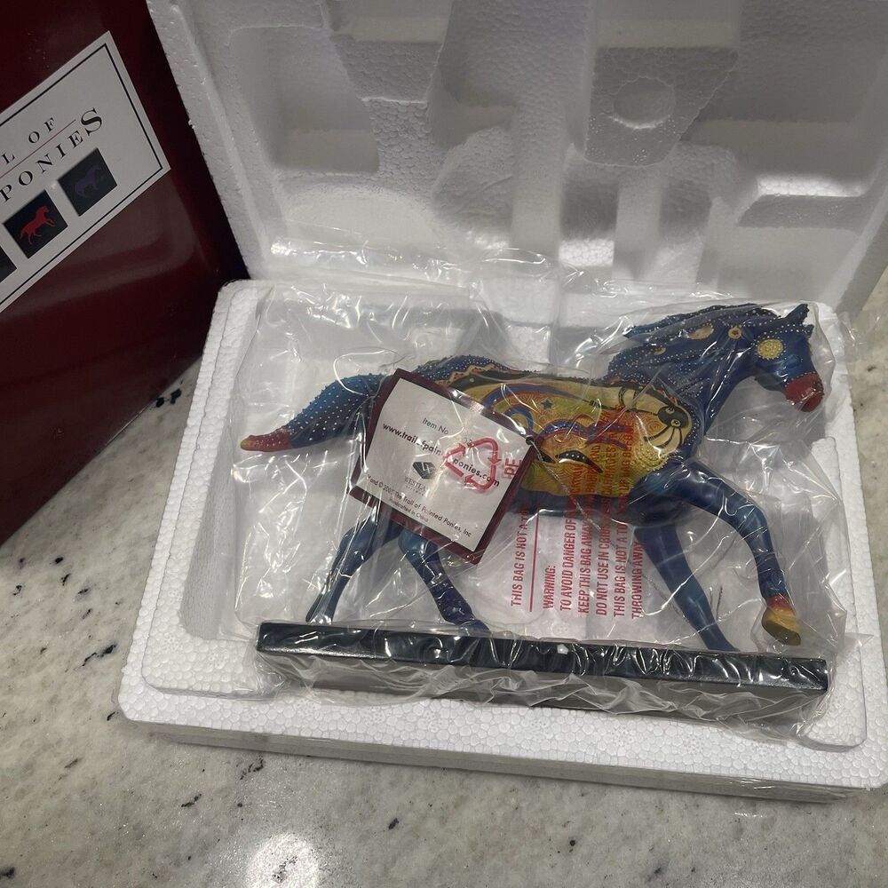 Trail of Painted Ponies Figurine 2005 Kokopelli Pony 1E/2667 MIB Nakamura 1508